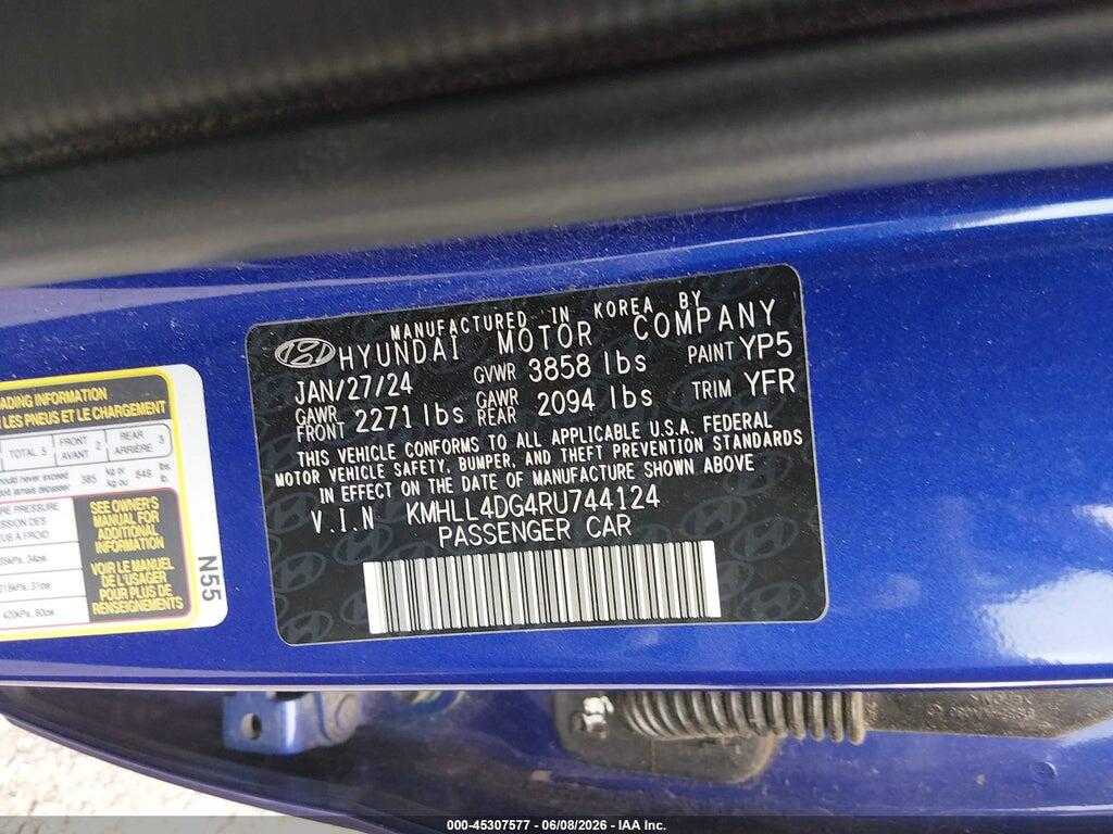 KMHLL4DG4RU744124 2024 HYUNDAI ELANTRA photo no. 9