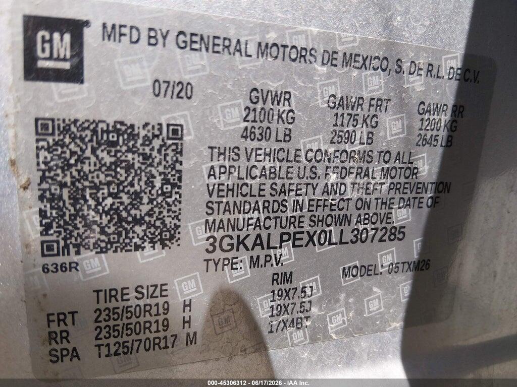 3GKALPEX0LL307285 2020 GMC TERRAIN photo no. 9