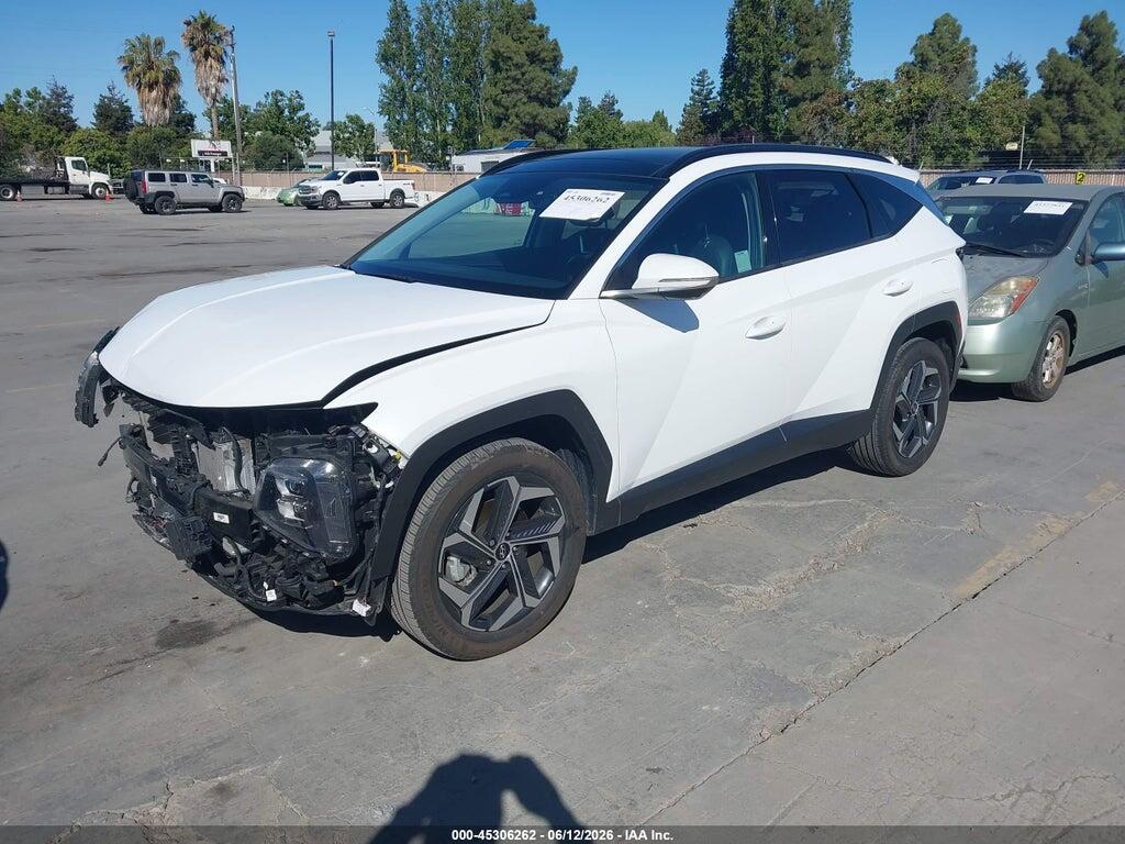 KM8JECA16NU037533 2022 HYUNDAI TUCSON HYBRID photo no. 2