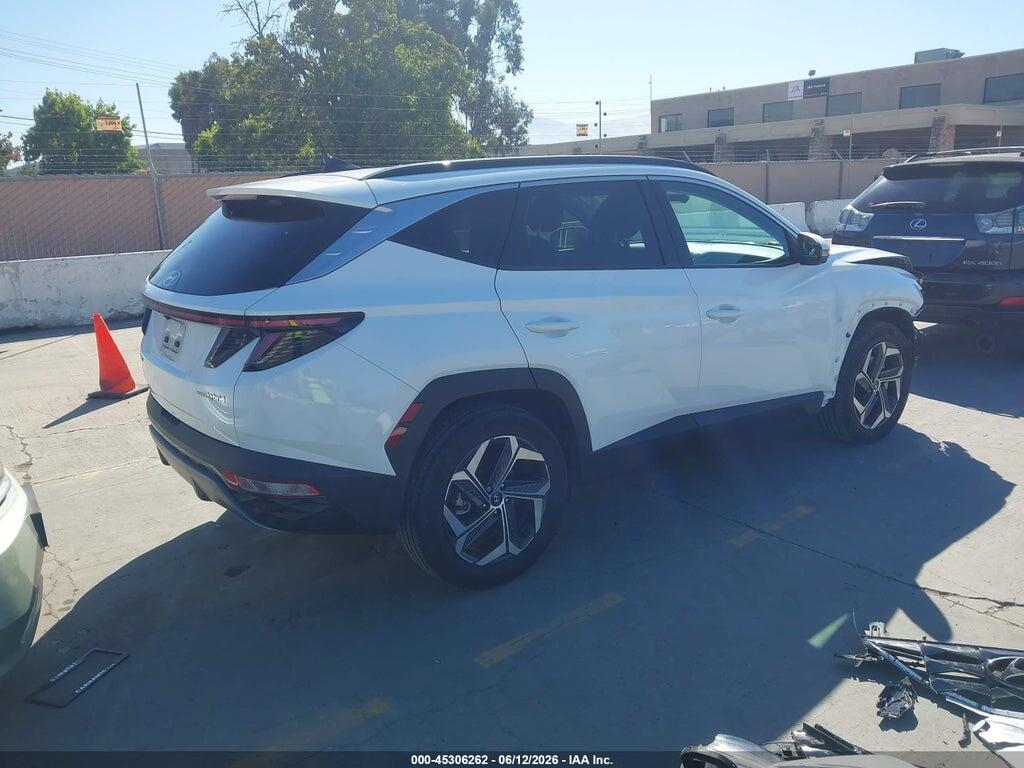 KM8JECA16NU037533 2022 HYUNDAI TUCSON HYBRID photo no. 4