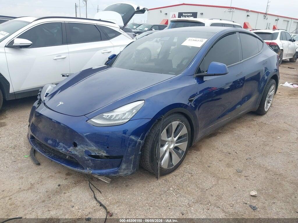 5YJYGDEE6MF078624 2021 TESLA MODEL Y photo no. 2