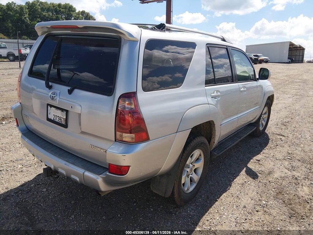 JTEZU14R558038936 2005 TOYOTA 4RUNNER photo no. 4
