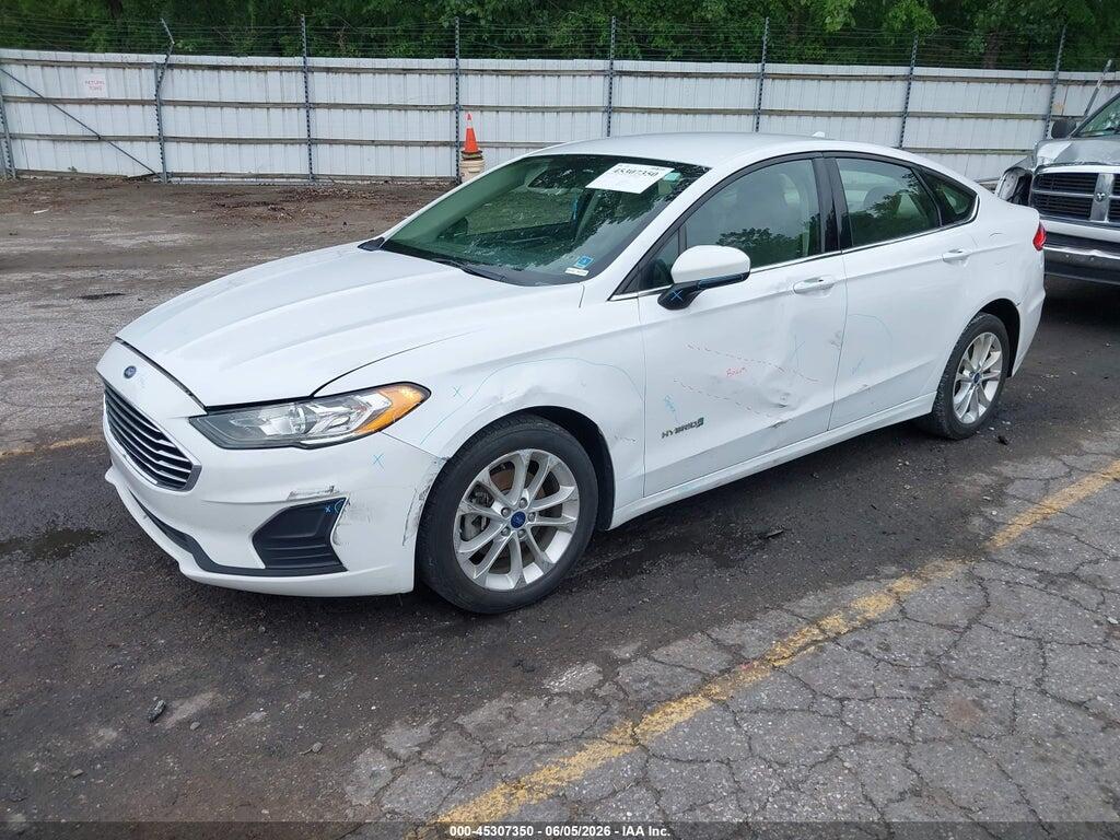 3FA6P0LUXKR224938 2019 FORD FUSION HYBRID photo no. 2