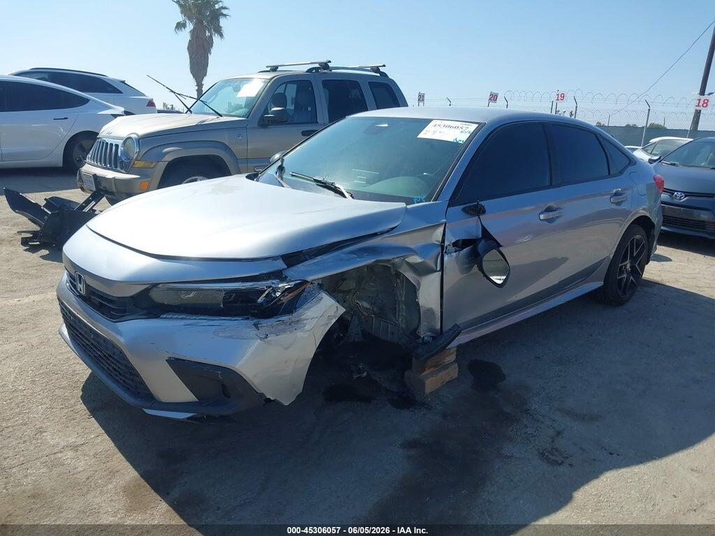 2HGFE2F52NH597618 2022 HONDA CIVIC photo no. 2