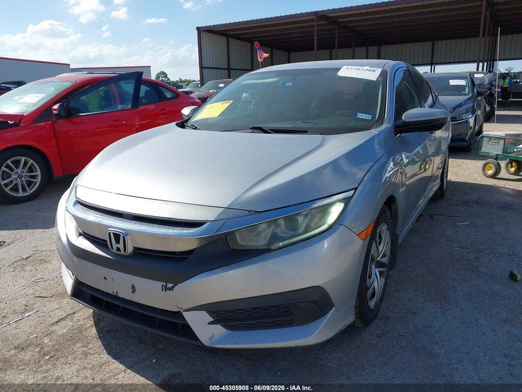 19XFC2F54GE046545 2016 HONDA CIVIC photo no. 2