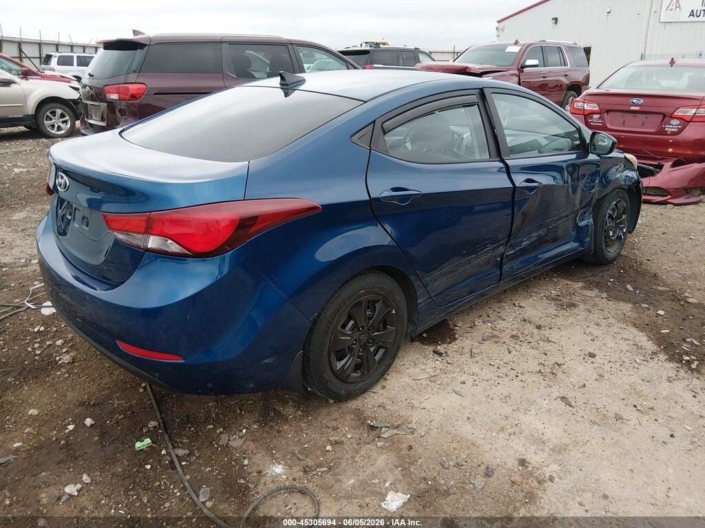 KMHDH4AE2GU547622 2016 HYUNDAI ELANTRA photo no. 4