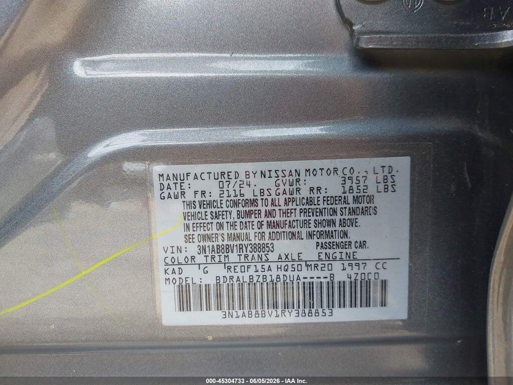 3N1AB8BV1RY388853 2024 NISSAN SENTRA photo no. 9