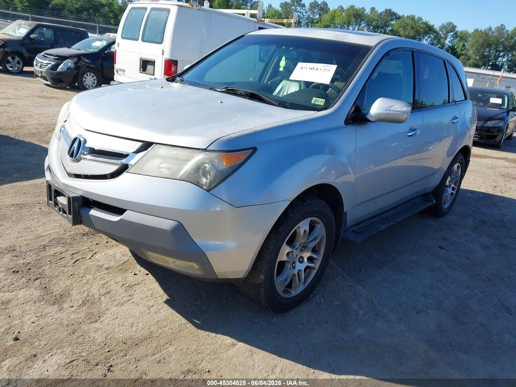 2HNYD28408H517763 2008 ACURA MDX photo no. 2