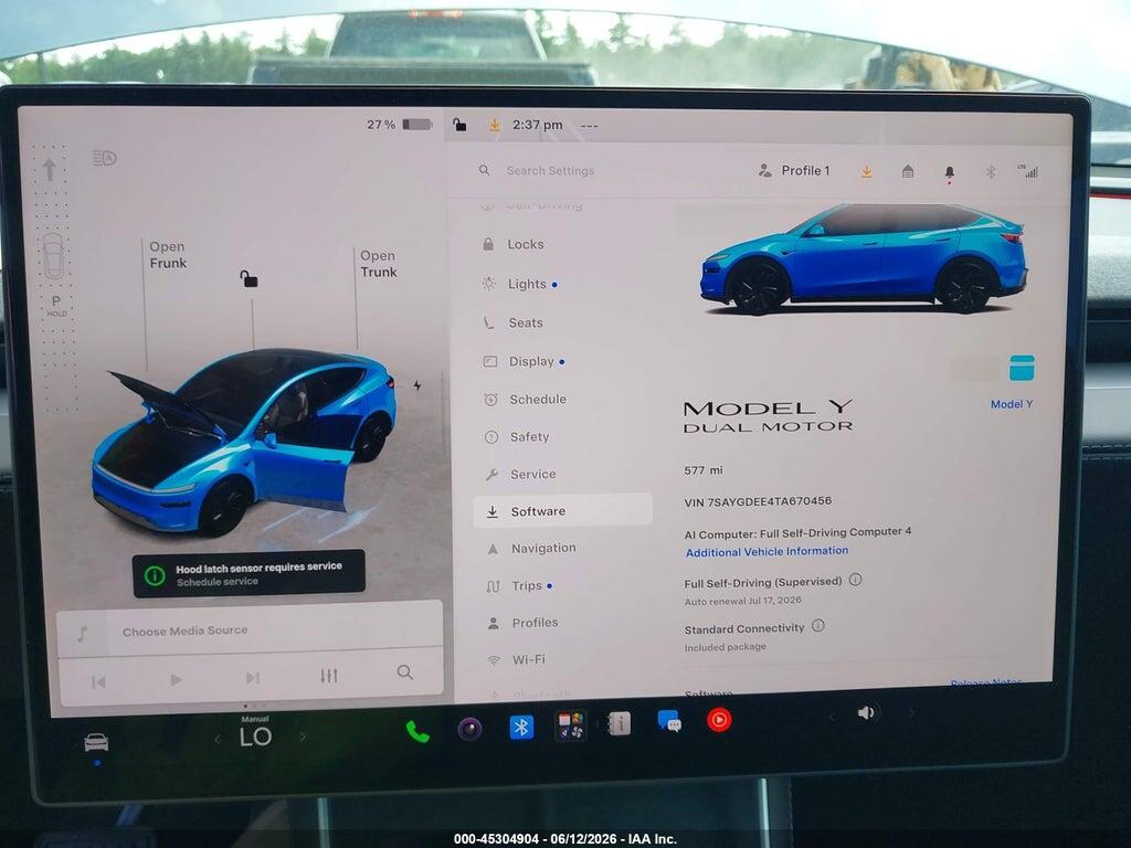 7SAYGDEE4TA670456 2026 TESLA MODEL Y photo no. 7