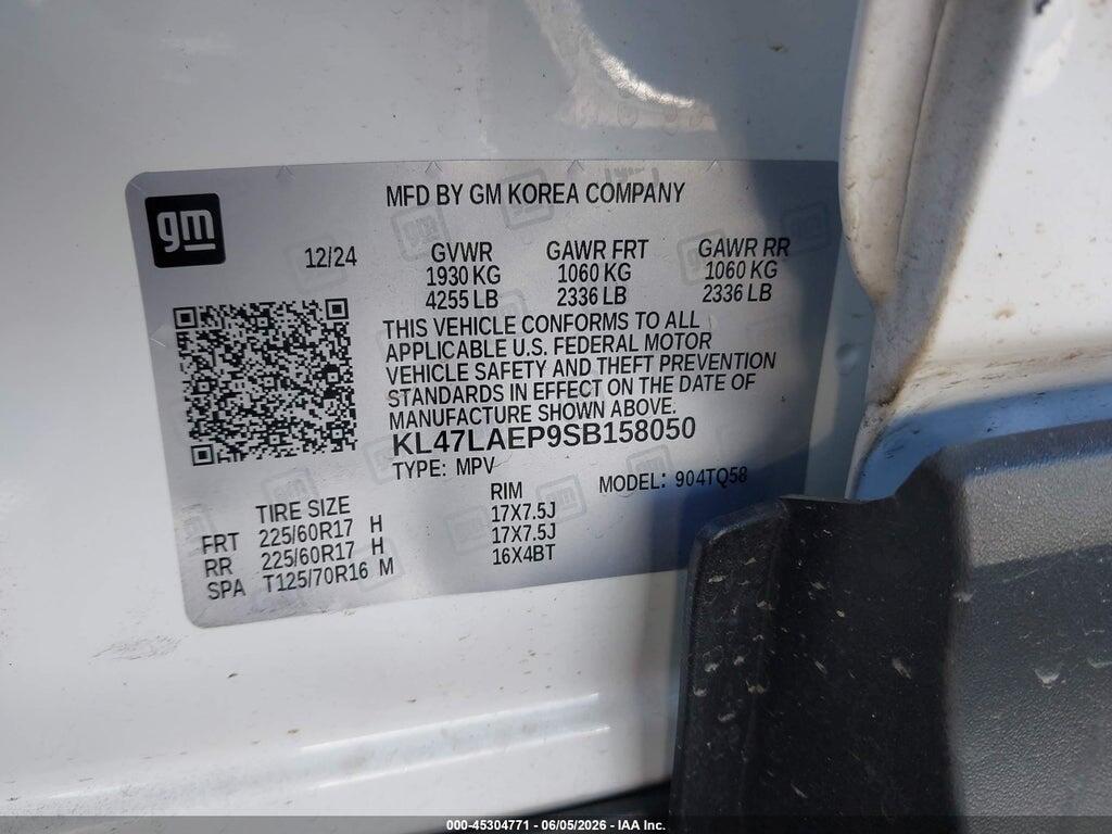 KL47LAEP9SB158050 2025 BUICK ENVISTA photo no. 9