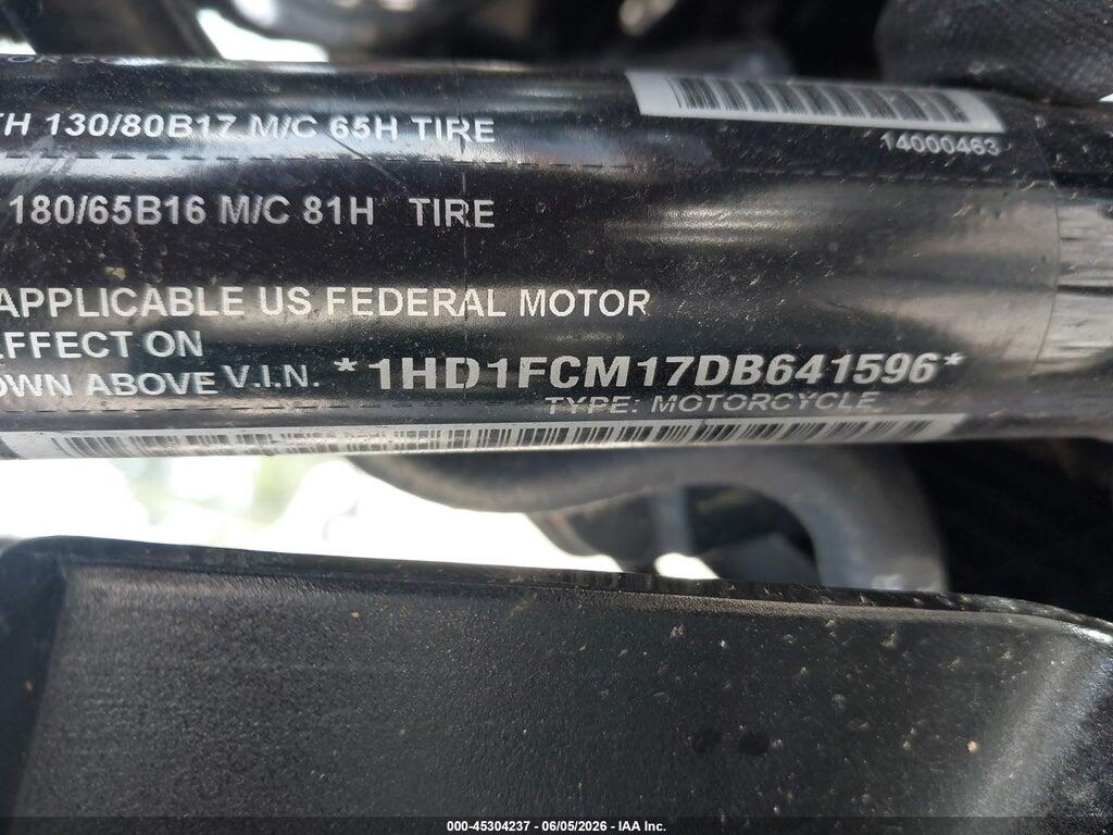 1HD1FCM17DB641596 2013 HARLEY-DAVIDSON FLHTCU photo no. 10