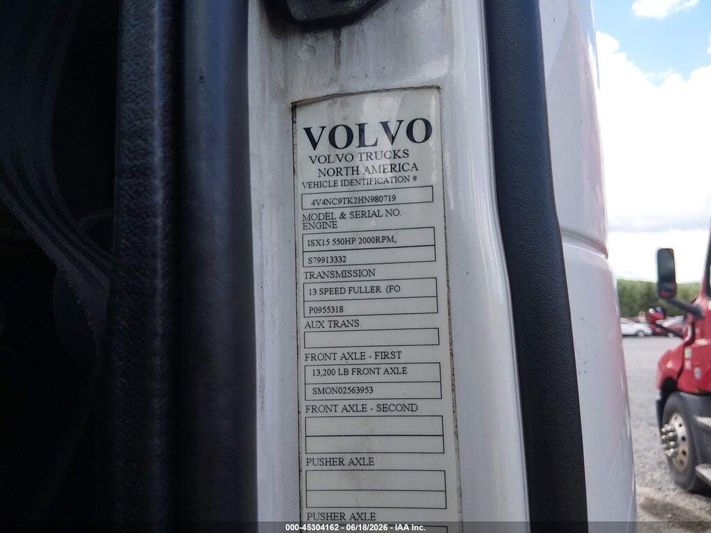 4V4NC9TK2HN980719 2017 VOLVO VNL photo no. 8