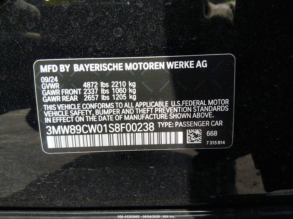 3MW89CW01S8F00238 2025 BMW 330I photo no. 9