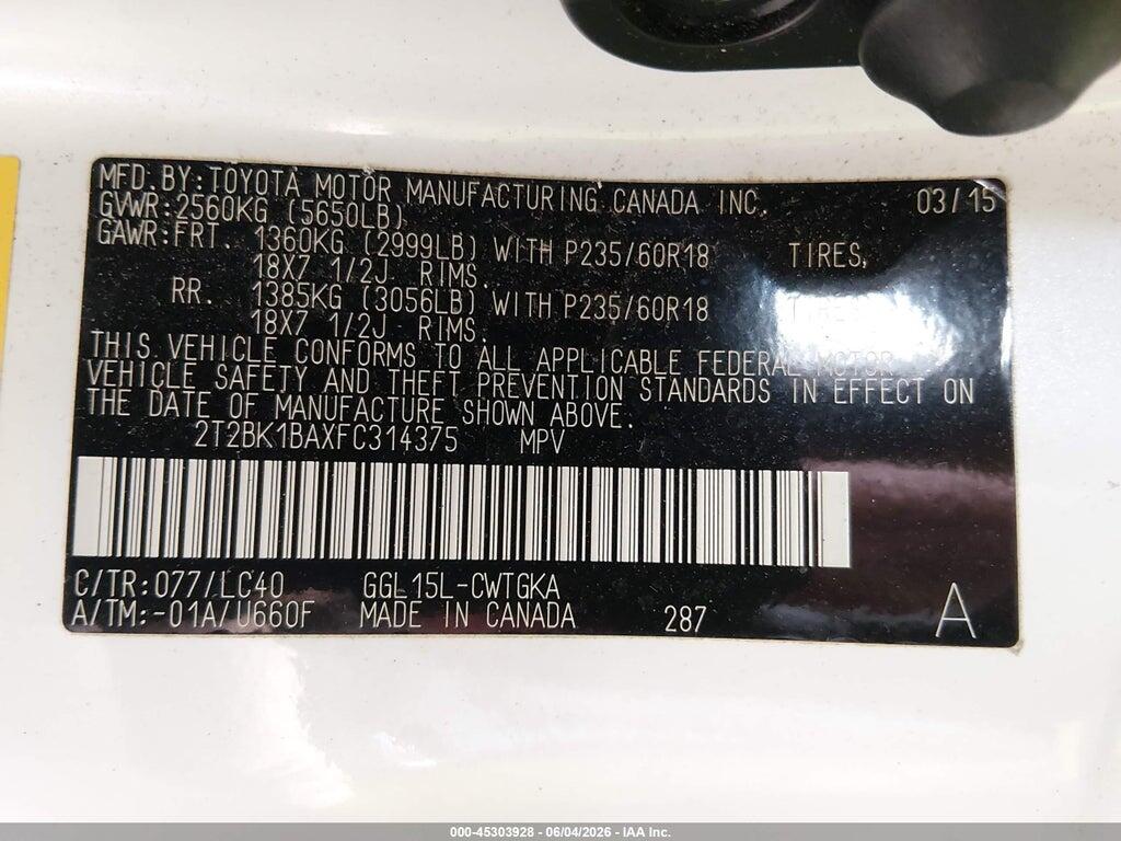 2T2BK1BAXFC314375 2015 LEXUS RX 350 photo no. 9