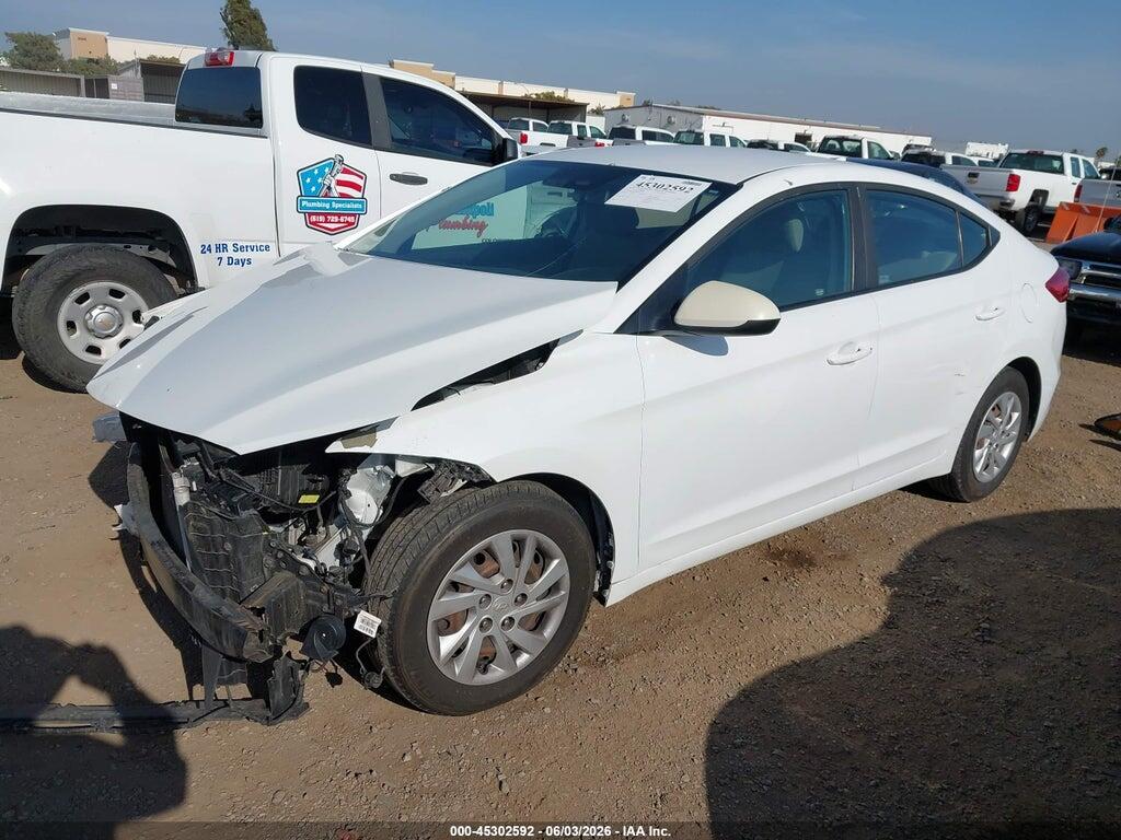 5NPD74LF4HH161101 2017 HYUNDAI ELANTRA photo no. 2