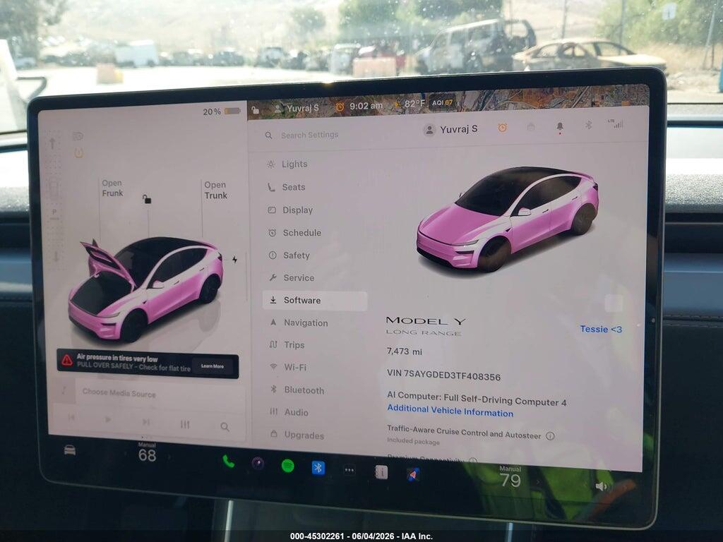 7SAYGDED3TF408356 2026 TESLA MODEL Y photo no. 7