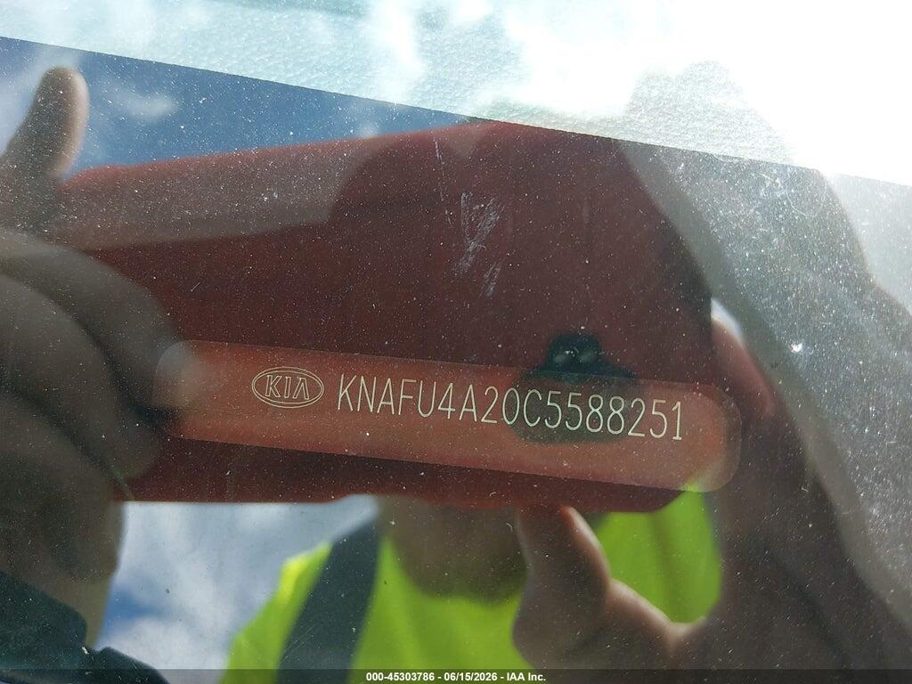 KNAFU4A20C5588251 2012 KIA FORTE photo no. 9