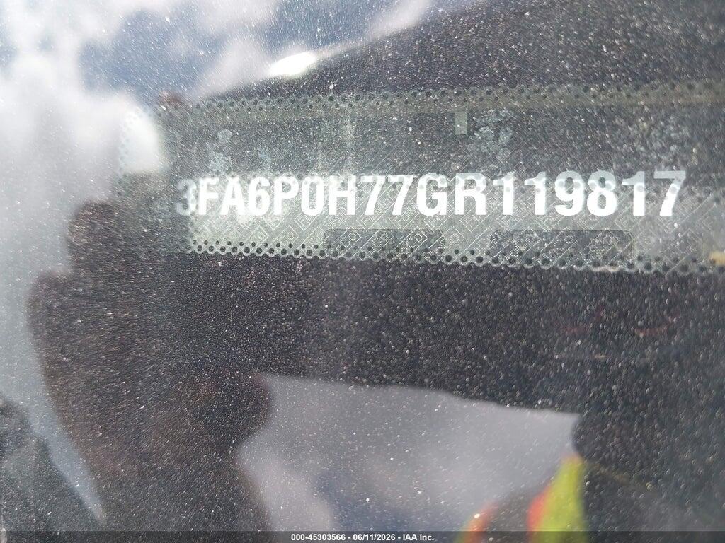 3FA6P0H77GR119817 2016 FORD FUSION photo no. 9