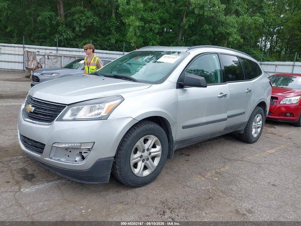 1GNKVFKD3EJ329877 2014 CHEVROLET TRAVERSE photo no. 2