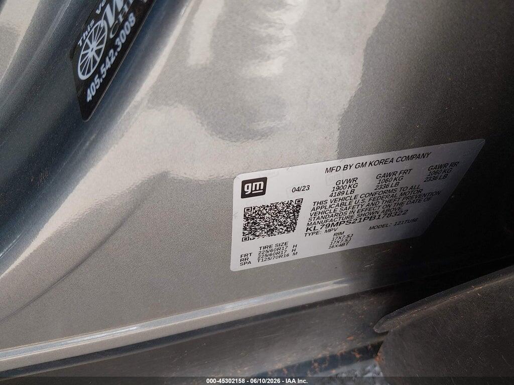 KL79MPS21PB178322 2023 CHEVROLET TRAILBLAZER photo no. 9