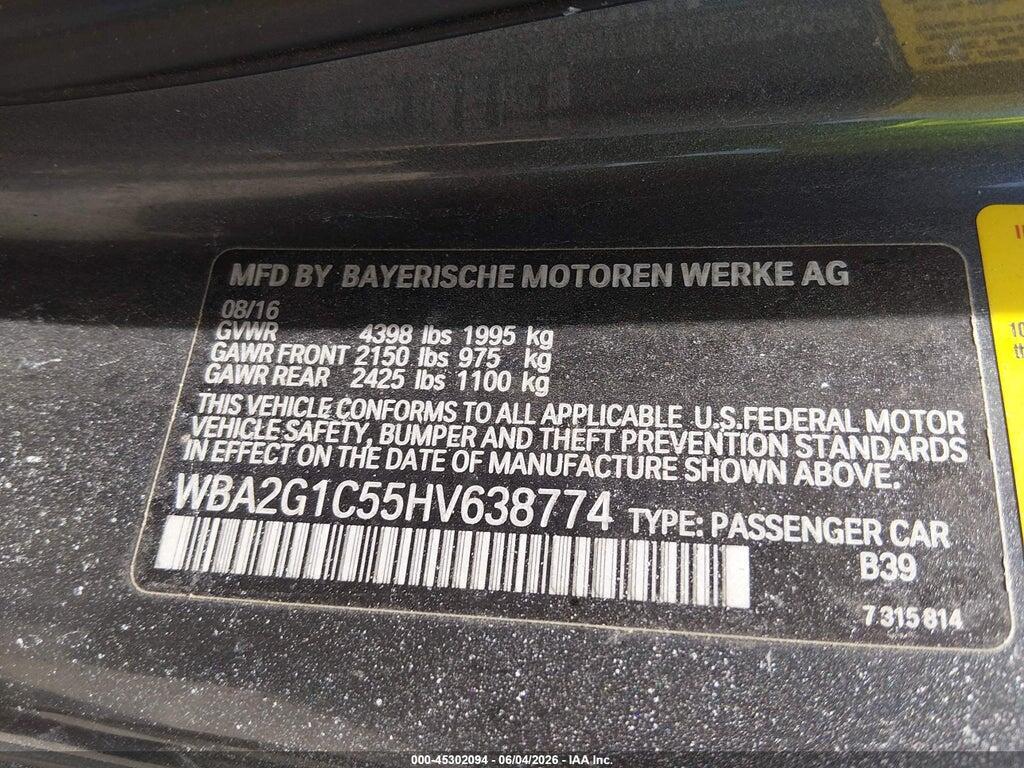 WBA2G1C55HV638774 2017 BMW M240I photo no. 9
