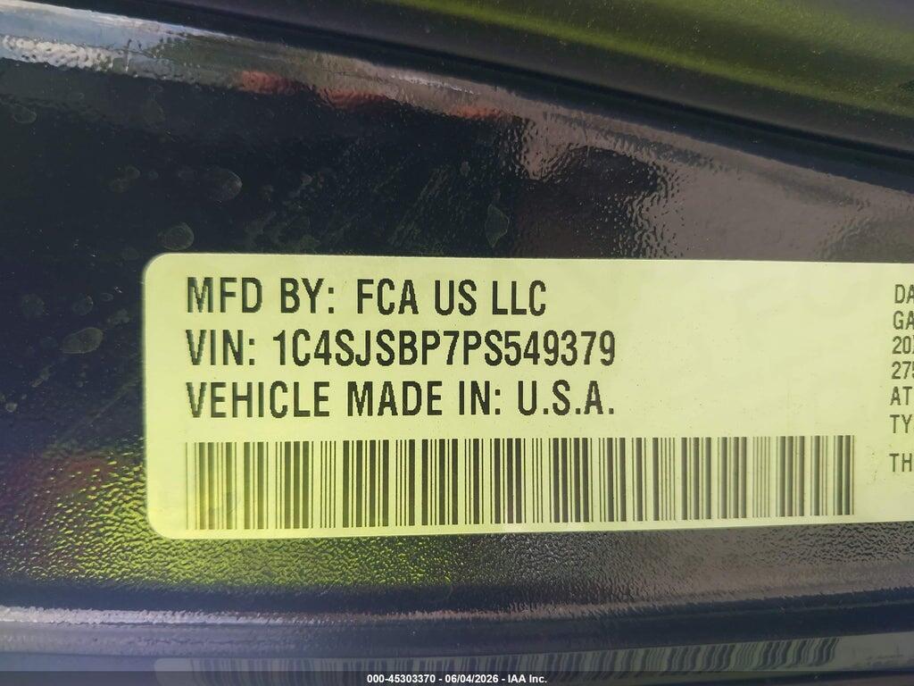 1C4SJSBP7PS549379 2023 JEEP WAGONEER L photo no. 9