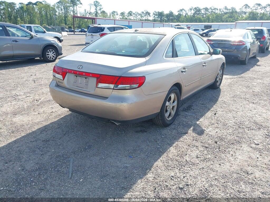 KMHFC46D57A199999 2007 HYUNDAI AZERA photo no. 4