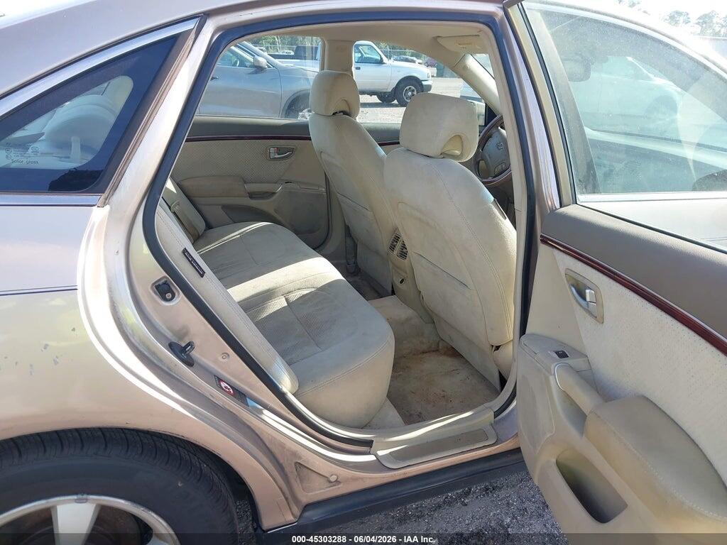 KMHFC46D57A199999 2007 HYUNDAI AZERA photo no. 8