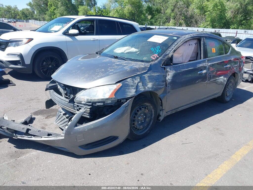3N1AB7AP1FY222518 2015 NISSAN SENTRA photo no. 2