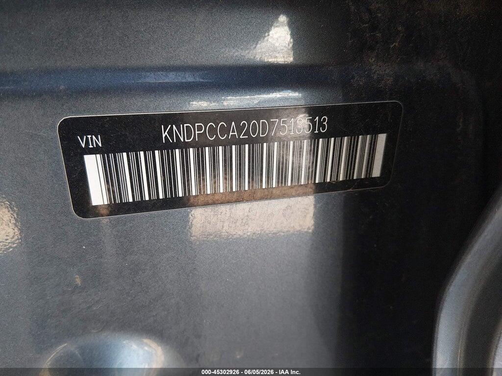 KNDPCCA20D7513513 2013 KIA SPORTAGE photo no. 9