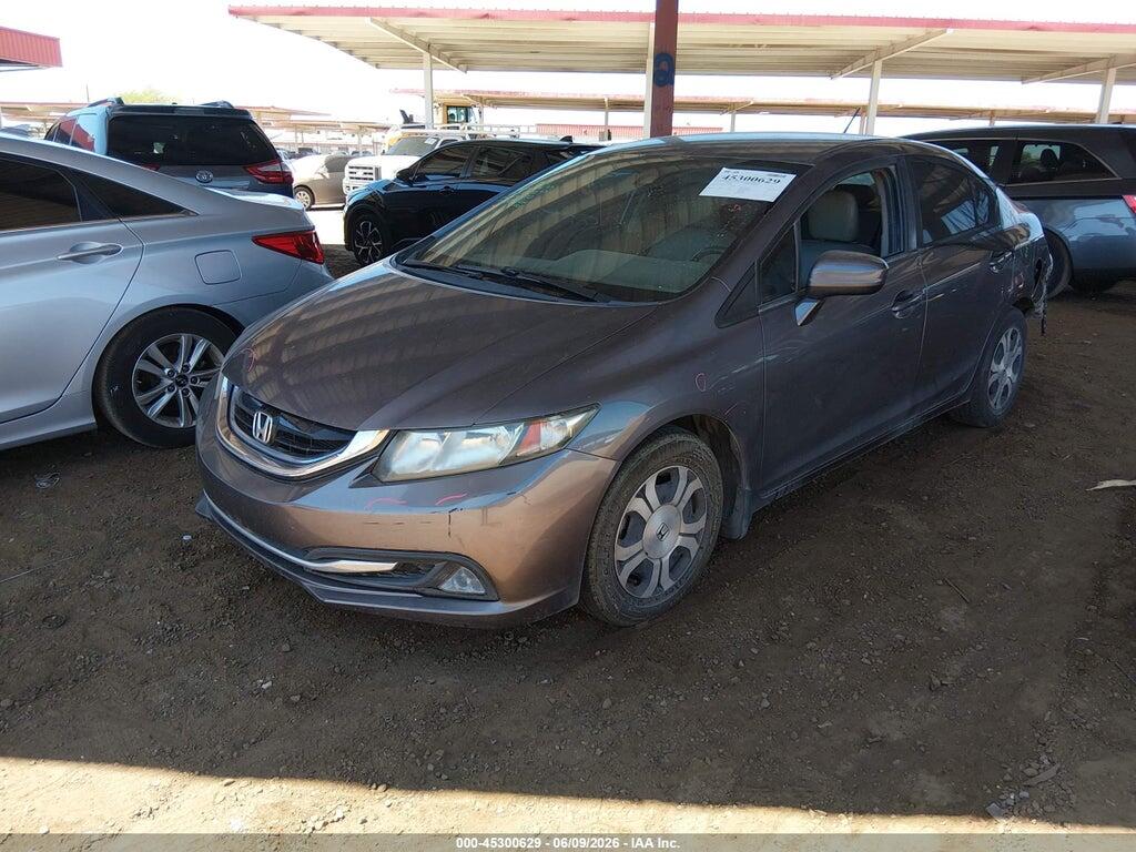 19XFB4F34FE000256 2015 HONDA CIVIC HYBRID photo no. 2
