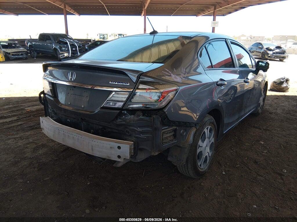 19XFB4F34FE000256 2015 HONDA CIVIC HYBRID photo no. 4