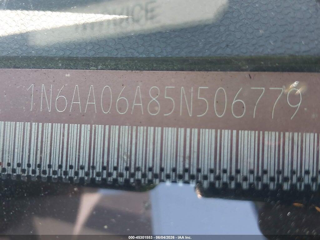 1N6AA06A85N506779 2005 NISSAN TITAN photo no. 12