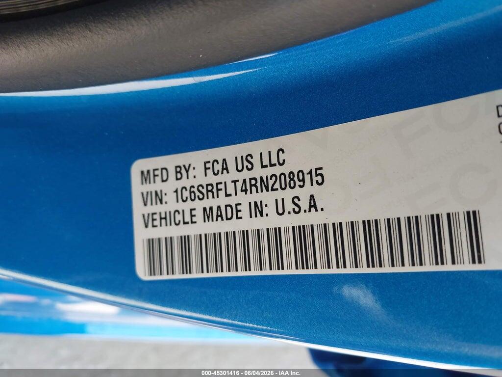 1C6SRFLT4RN208915 2024 RAM 1500 photo no. 9
