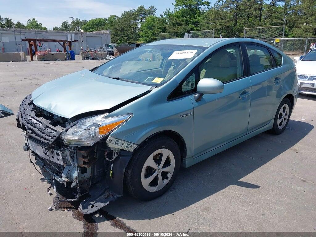 JTDKN3DU5E1821086 2014 TOYOTA PRIUS photo no. 2