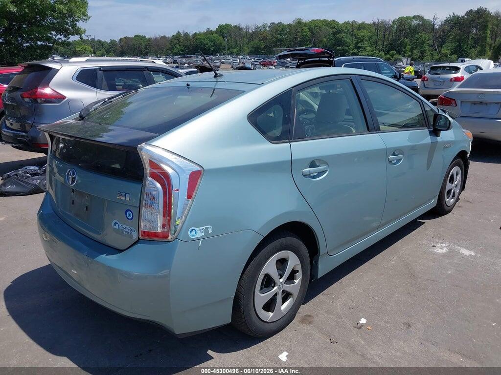 JTDKN3DU5E1821086 2014 TOYOTA PRIUS photo no. 4