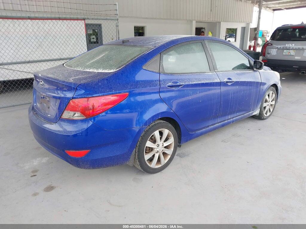 KMHCU4AE3EU608190 2014 HYUNDAI ACCENT photo no. 4