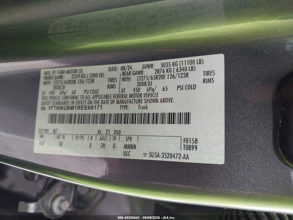 1FT8W2BM1REE68171 2024 FORD F-250 photo no. 8