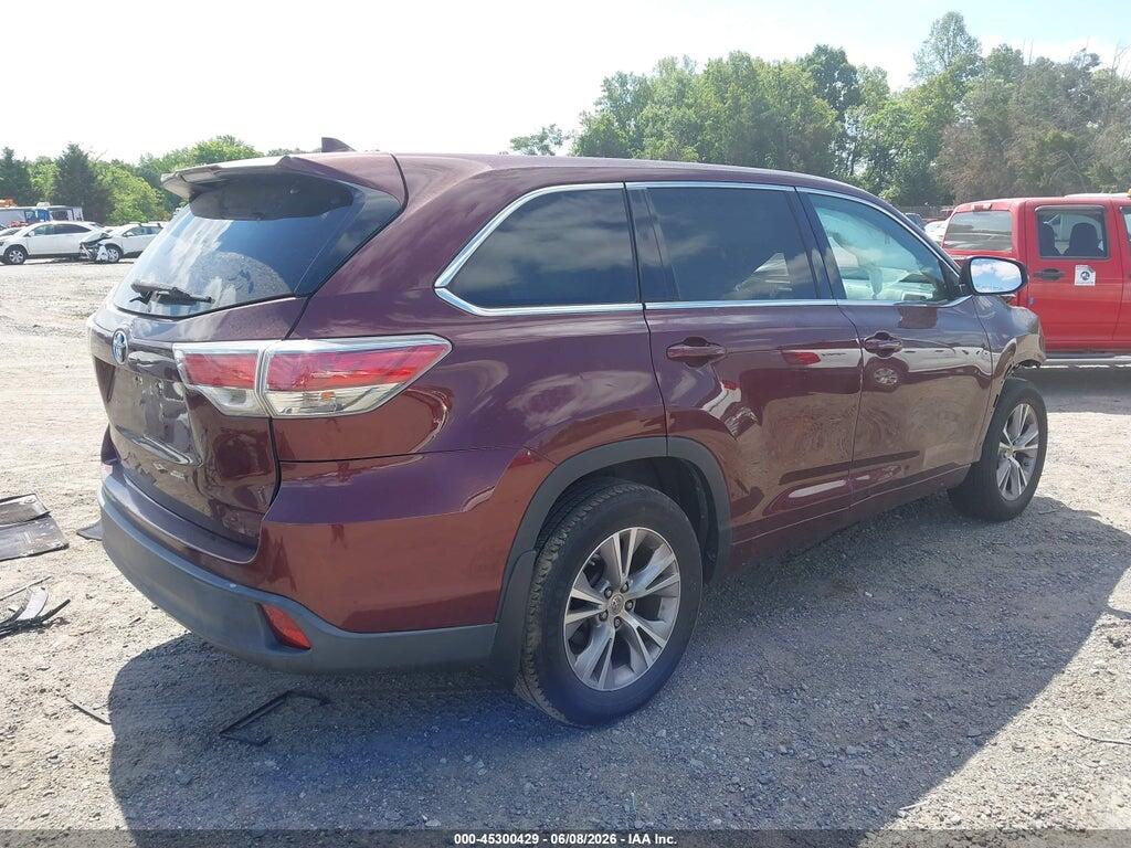 5TDBKRFH4FS154415 2015 TOYOTA HIGHLANDER photo no. 4