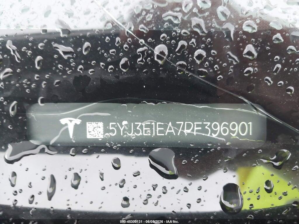 5YJ3E1EA7PF396901 2023 TESLA MODEL 3 photo no. 9