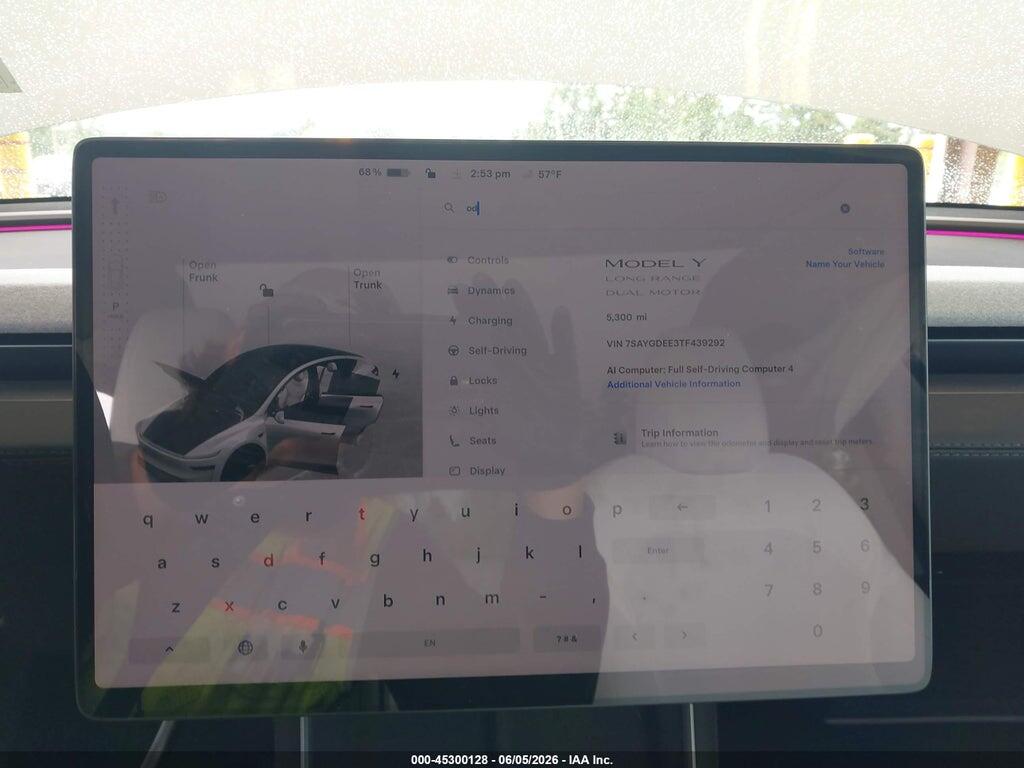 7SAYGDEE3TF439292 2026 TESLA MODEL Y photo no. 7