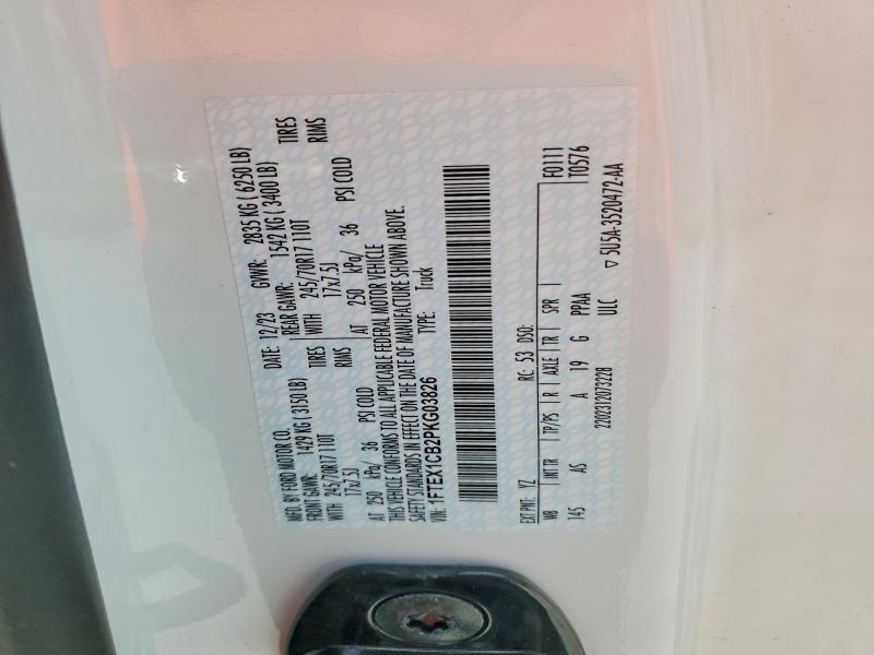 1FTEX1CB2PKG03826 2023 FORD F150 photo no. 12