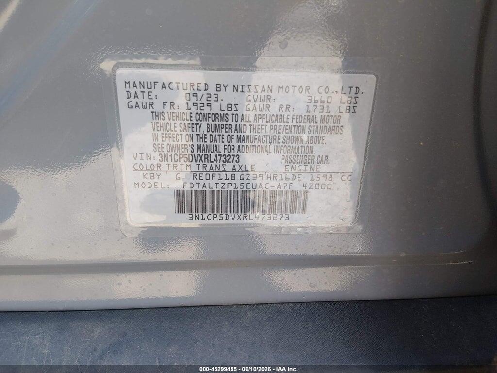 3N1CP5DVXRL473273 2024 NISSAN KICKS photo no. 9