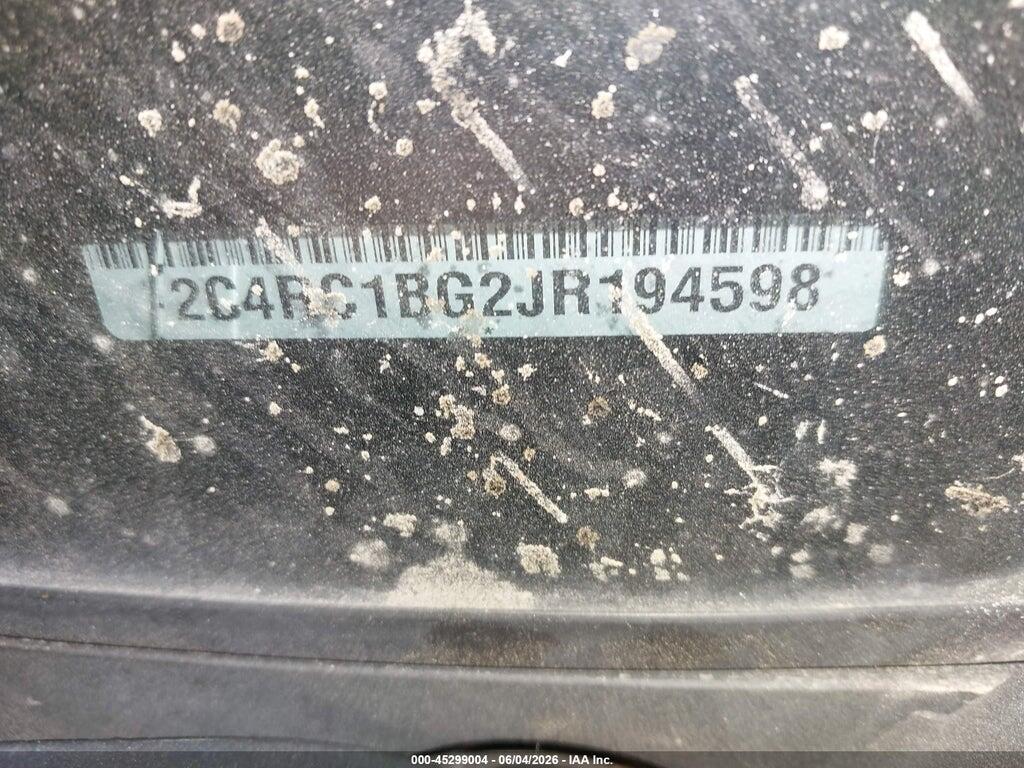 2C4RC1BG2JR194598 2018 CHRYSLER PACIFICA photo no. 9