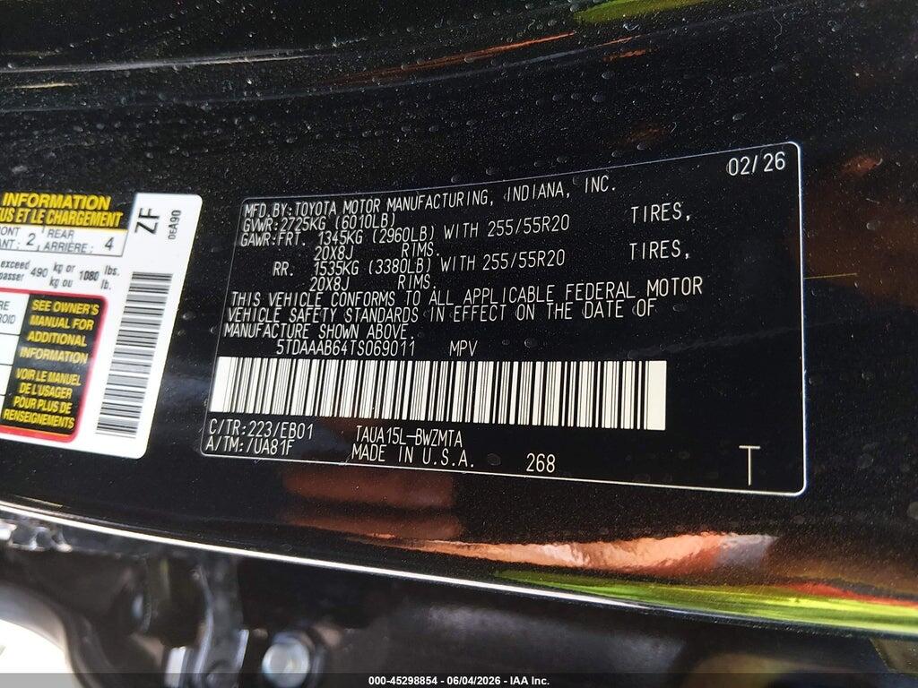 5TDAAAB64TS069011 2026 LEXUS TX 350 photo no. 9