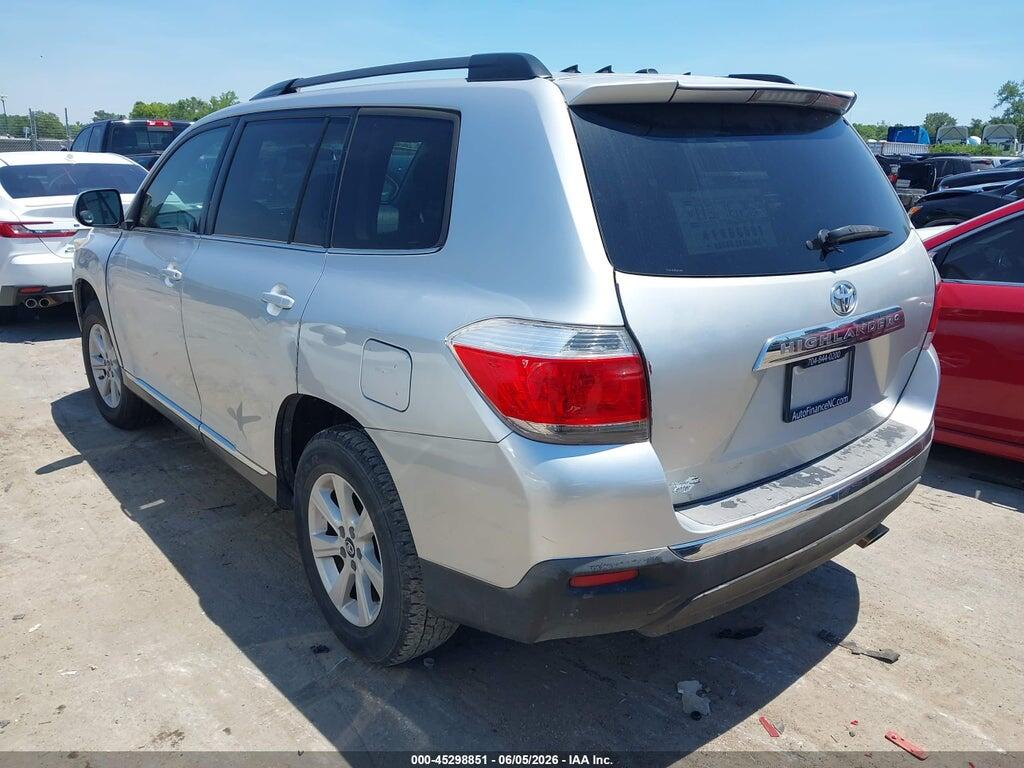 5TDZA3EH8CS022883 2012 TOYOTA HIGHLANDER photo no. 3