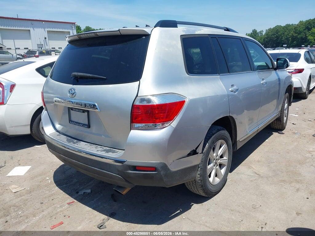 5TDZA3EH8CS022883 2012 TOYOTA HIGHLANDER photo no. 4