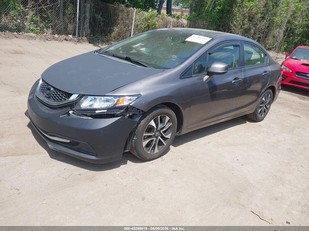 19XFB2F82DE207127 2013 HONDA CIVIC photo no. 2