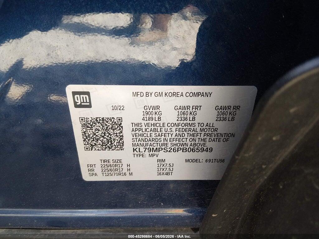 KL79MPS26PB065949 2023 CHEVROLET TRAILBLAZER photo no. 9