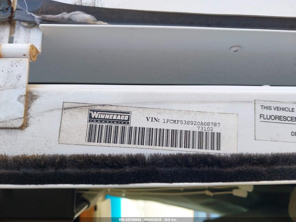 1FCMF53S920A08787 2002 FORD F550 photo no. 9